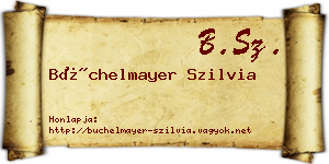 Büchelmayer Szilvia névjegykártya